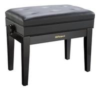 Roland Piano Bench, Polished Ebony, Vinyl Seat Banquettes Clavier G