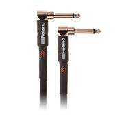 Câble de pédale/patch gamme Black Roland - Connecteurs coudés en jack 1/4 de pouce, 1 m - RIC-B3AA