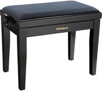 Roland RPB-220PE Banc de Piano Finition Ébène Poli avec Assise velours-RPB-220PE, Noir
