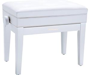 Roland RPB-400WH Banc de Piano Finition Blanc satiné avec Assise Plastique rembourrée-RPB-400WH
