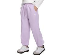 Rolanko Pantalons de Jogging pour Filles, Taille Élastique Pantalons de Sport en Coton Bas de Jogging d'École Coupe Ample, Violet, Taille : 10-11 ans/150