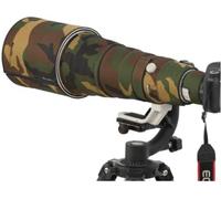 ROLANPRO Cache d'objectif camouflage pour Canon EF 500 mm F4 L est USM 1ère génération étui de protection imperméable #6 camouflage vert armée