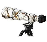 Rolanpro Cache d'objectif camouflage pour Canon EF 600 mm F/4 L is II USM Housse de protection contre la pluie #21 Camouflage neige étanche