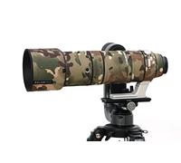 ROLANPRO Cache d'objectif camouflage pour Fujifilm FUJINON XF 150-600 mm F/5.6-8R LM OIS WR Housse de protection contre la pluie #4 Camouflage tout-terrain étanche