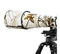 ROLANPRO Cache d'objectif camouflage pour Nikon AF-S 180-400 mm F/4E TC1.4 FL ED VR Housse de protection contre la pluie - #21 Camouflage neige imperméable