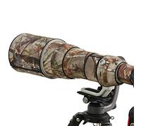 ROLANPRO Cache d'objectif camouflage pour Sigma 500 mm F/4 DG OS HSM Sports Rain Coat Housse de protection d'objectif - #20 Jungle Camo étanche