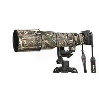 ROLANPRO Cache d'objectif camouflage pour Sigma 500 mm F/4 DG OS HSM Sports Rain Coat Housse de protection d'objectif - #9 Camouflage herbe imperméable