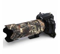 Rolanpro Cache d'objectif imperméable pour Nikon AF-S NIKKOR 70-200 mm f/2.8E FL Ed VR Lens Camouflage Rain Cover #9 Reed étanche