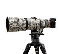 Rolanpro Cache d'objectif pour Sony FE 100-400 mm F4.5 GM OSS SEL100400MC | Housse de protection imperméable pour objectif camouflage pour photographie sauvage et prise de vue en plein air
