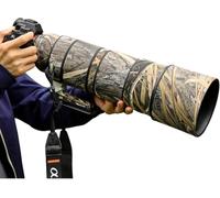 ROLANPRO Camoflage Cache d'objectif pour Sony FE 200-600 mm F5.6-6.3 G OSS Coat Lens Sleeve Protective Sleeve Case - #49 Reed C Waterproof