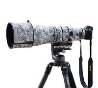 Rolanpro Housse de Manteau Camouflage pour Nikon NIKKOR Z 600 mm f/4 TC VR S Manteau de Pluie Manchon de Protection extérieur #UPC Snow