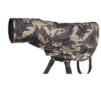 ROLANPRO Housse de pluie imperméable pour Sony 400-800, Canon RF 200-800 mm, Nikon 200-500 mm, Sigma 150-600 mm, etc. Vert kaki