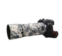 Rolanpro Housse de protection étanche pour objectif Canon RF 100-400 mm F5.6-8 IS USM Housse de protection contre la pluie - #UCP gris camouflage imperméable