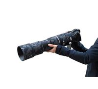 ROLANPRO Housse de protection étanche pour objectif Canon RF 200-800 mm F6.3-9 USM Housse de protection pour objectif Canon RF 200 800 - #18 Camouflage noir étanche