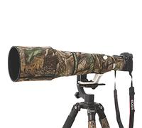 ROLANPRO Housse de Protection étanche pour Objectif Canon RF 600 mm F4 L USM Camouflage Rain Cover Housse de Protection pour Objectif - #23 Jungle Marron étanche