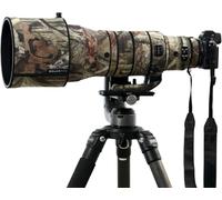 ROLANPRO Housse de Protection pour Nikon Z 400mm F2.8 VR S, Manteau Camouflage Objectif Anti-Rayures Photographie Animalière - #1 Jungle Marron Camouflage