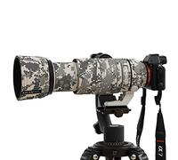 ROLANPRO Housse de protection pour objectif camouflage pour Sony FE 100-400 mm f4.5-5.6 GM OSS Housse de protection de l'objectif - #UCP gris camouflage étanche