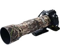 Rolanpro Housse de protection pour objectif de camouflage pour Nikon AF-S 200-500 mm f/5.6E FL ED VR - Housse de protection contre la pluie - #9D Herbe étanche