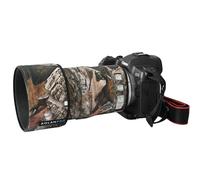 Rolanpro Manteau de Camouflage imperméable pour Canon RF 70-200 mm F4 L Housse de Pluie pour téléobjectif Housse de Protection Vêtements #10 Jungle Marron