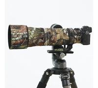 ROLANPRO Manteau de camouflage imperméable pour Nikon Z 180-600 mm F/5.6-6.3 VR Housse de protection pour objectif de pluie - #23 Jungle marron