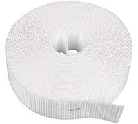 ROLATEC Sangle de volet roulant de 12 m x 23 mm de large Blanc Petit rouleau d'origine pour fenêtre ou porte