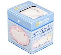 Rôle Autocollants - AVERY - 60 x 38 mm - 50 Étiquettes - Motif Personnalisé - Blanc