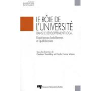 Role de l'universite dans le developpement local Expériences brésiliennes et québécoises - Tremblay/freire - Presses Universite Du Quebec - broché - Etude