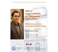 Collège de France - Rôle et responsabilités de l'interprète aujourd'hui