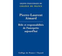 Rôle et responsabilités de l'interprète aujourd'hui