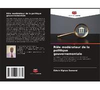 Rôle Modérateur De La Politique Gouvernementale
