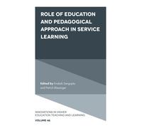 Role Of Education And Pedagogical Approach In Service Learning