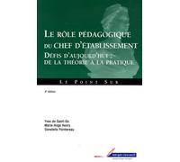 ROLE PEDAGOGIQUE DU CHEF D ETABLISSEMENT 4EME EDITION
