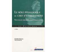 ROLE PEDAGOGIQUE DU CHEF D ETABLISSEMENT 5E ED