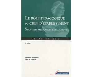 ROLE PEDAGOGIQUE DU CHEF D ETABLISSEMENT 5E ED