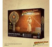 Hasbro Indiana Jones et Les aventuriers de l'arche Perdue Adventure Series, Médaillon du Sceptre de Râ, Effets Lumineux, Article de Cosplay Indiana Jones, F8033, Multicolore