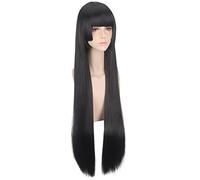 Role Play Wig For Anime Jabami Yumeko Cosplay Long Black Hair Halloween Cos Props