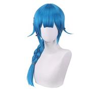 Role Play Wig For Arcane Jinx Blue Braid Wig Cosplay Costume Hair Jinx Juvenile Women Party Wigs