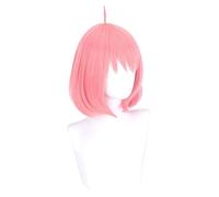 Role Play Wig For Manga Cosplay Anya Forger Wig Halloween Cute Pink Bob Wig