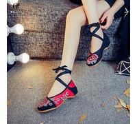 Rolecos Jeu Lol Cosplay Chaussures Ahri Cosplay Chaussures Le Renard À Neuf Queues Broderie Femmes Rétro Chinois Danse Tranditional Chaussures 35 Comme L'image
