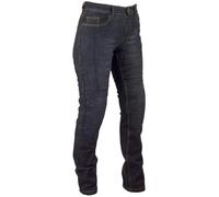 Roleff Racewear Jean Aramide Femme Pantalon Moto, Noir, 31