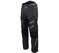 Roleff Racewear Pantalon de Moto en Tissu/Cuir, Noir, XL