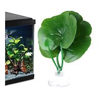 Rolempon Betta Bed, ABS Betta Fish with Suction Cup, Strong Sucker and Natural Decoration Betta Leaves Hammock, Breeding and Resting Fish Betta Beds for Tank