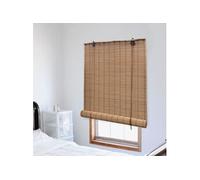 Rolgordijn 80x220 cm bamboe bruin245813