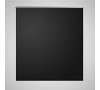 vidaXL Store enrouleur occultant noir 64,4 x 120 cm