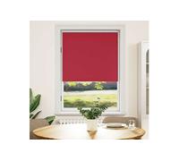 Rolgordijn verduisterend 80 x 175 cm rood240111