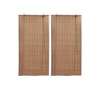 Stores roulants en bambou 2 pcs 100x160 cm Marron