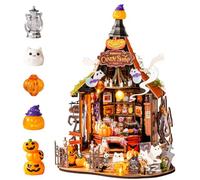 Rolife DIY Miniature Maison de Poupée Haunted Candy House 364 Pcs Bois Kit