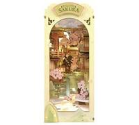ROBOTIME Serre-livres Falling Sakura – Maquette bois 3D fleuri Multicolore
