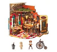 ROLIFE Kit de maison de poupée miniature à monter soi-même, jouet en bois avec lumières LED, modèle à construire pour adultes, décoration d'intérieur, cadeau d'anniversaire pour filles et femmes [Desi