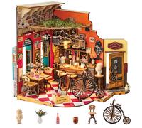 Rolife Kit DIY Maison Miniature Cheers Bar Kits de Modélisme pour Adultes à Construire Maison de Poupée Miniature Décoration d'Intérieur Cadeau d'anniversaire